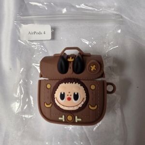 Labubu Airpods 4 Case With Carabiner